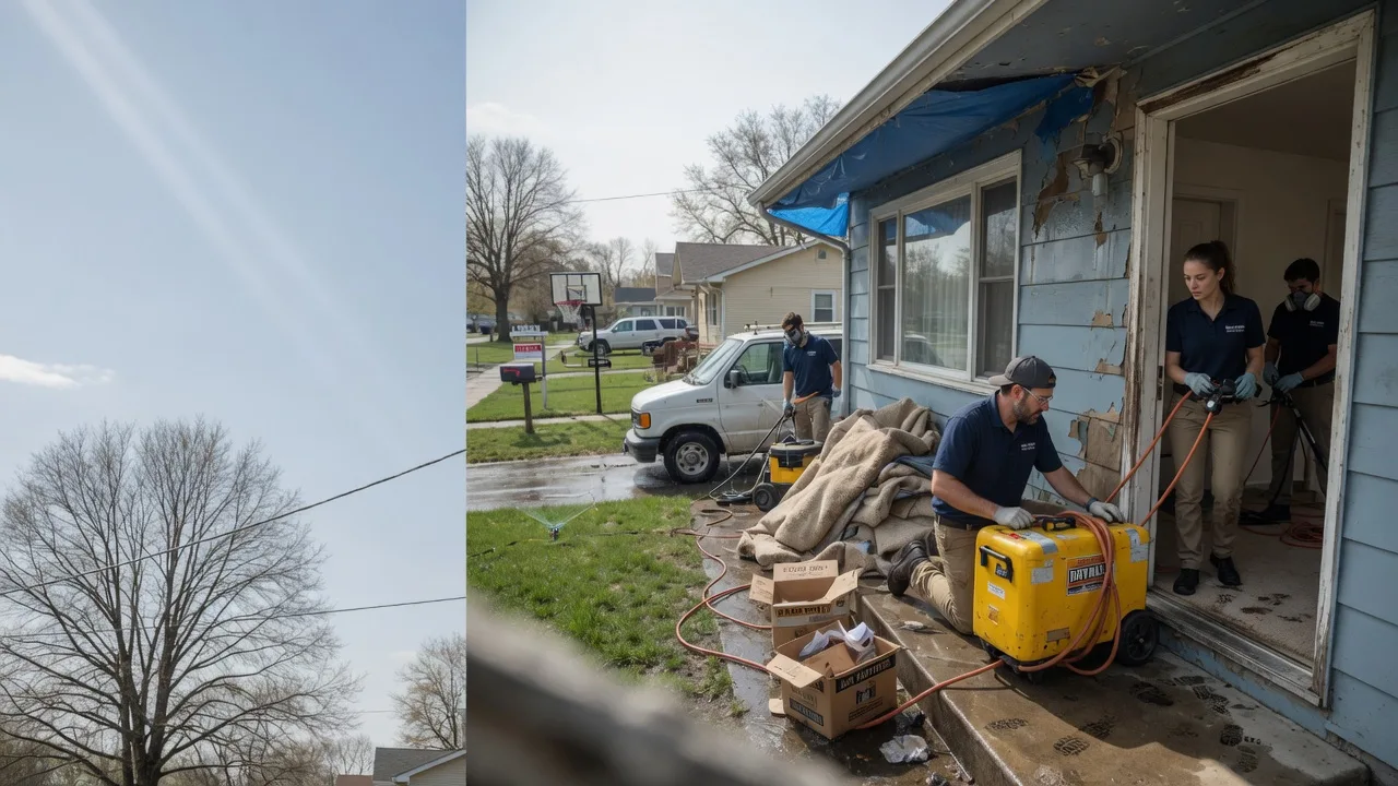Basement Flood Cleanup in Greenwich, KS near me